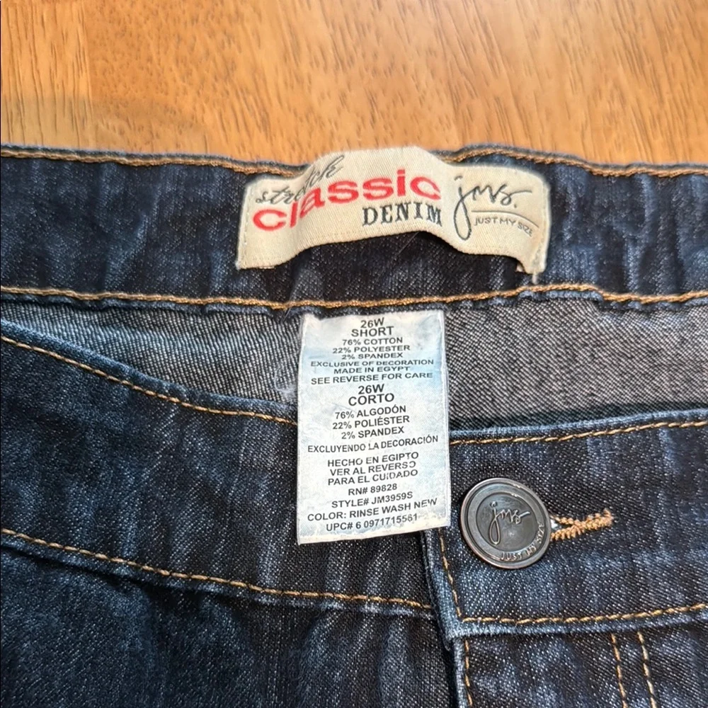 Just My Size Indigo Straight Leg Jeans